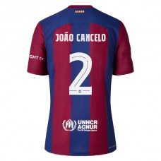 FC Barcelona Joao Cancelo 2 Hjemmebanetrøje 2023-24 Fodboldsæt