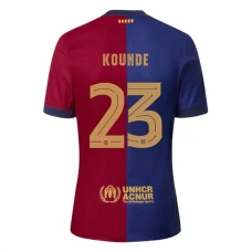 FC Barcelona Kounde 23 Hjemmebanetrøje 2024-25 Fodboldsæt