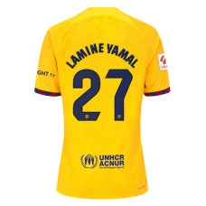 FC Barcelona Lamine Yamal 27 Hjemmebanetrøje Fourth 2023-24 Fodboldsæt