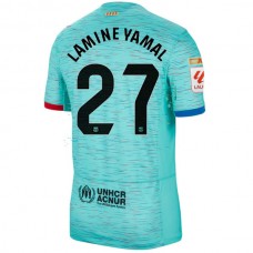 FC Barcelona Lamine Yamal 27 Tredjetrøje 2023-24 Fodboldsæt