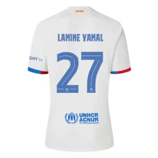 FC Barcelona Lamine Yamal 27 Udebanetrøje 2023-24 Fodboldsæt