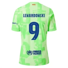 FC Barcelona Lewandowski 9 Tredjetrøje 2024-25 Fodboldsæt