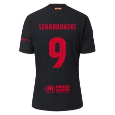FC Barcelona Lewandowski 9 Udebanetrøje 2024-25 Fodboldsæt