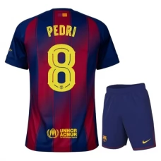 FC Barcelona Pedri 8 Hjemmebanetrøje Børn 2025-26 Fodboldsæt