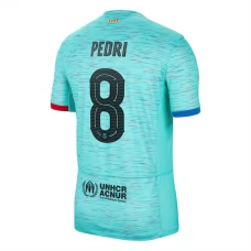 FC Barcelona Pedri 8 Tredjetrøje 2023-24 Fodboldsæt