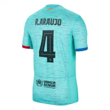 FC Barcelona R.Araujo 4 Tredjetrøje 2023-24 Fodboldsæt