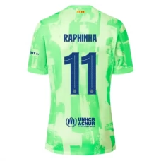 FC Barcelona Raphinha 11 Tredjetrøje 2024-25 Fodboldsæt