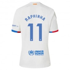 FC Barcelona Raphinha 11 Udebanetrøje 2023-24 Fodboldsæt