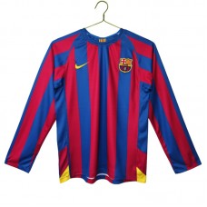 FC Barcelona Retro Hjemmebanetrøje 2005-06 Langærmet