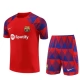 FC Barcelona Trænings T-Shirt Sæt 2023-24 - Blå Rød