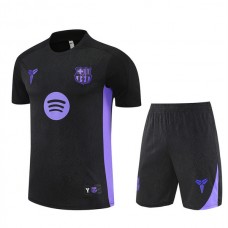 FC Barcelona Trænings T-shirt Sæt Børn 2025-26 - Shorts Sort