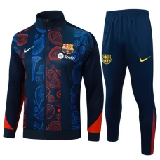 FC Barcelona Træningsjakke Sæt 2024-25 - Blå
