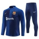 FC Barcelona Træningssæt 2023-24 - 1-4 Zip Blå Camouflage