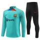 FC Barcelona Træningssæt 2023-24 - 1-4 Zip Blå Sort