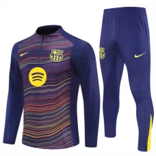 FC Barcelona Træningssæt Børn 2025-26 - 1-4 Zip Blå