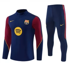 FC Barcelona Træningssæt Børn 2026-27 - 1-4 Zip Blå