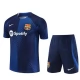 FC Barcelona Træningstrøje Sæt Børn 2023-24 - Shorts Dark Blå