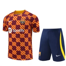 FC Barcelona Træningstrøje Sæt Børn 2023-24 - Shorts Gul