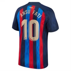 FC Barcelona Trøje 2022-23 Ansu Fati 10 Hjemmebanetrøje