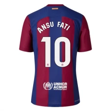FC Barcelona Trøje 2023-24 Ansu Fati 10 Hjemmebanetrøje