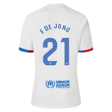 FC Barcelona Trøje 2023-24 F. De Jong 21 Udebanetrøje