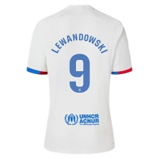 FC Barcelona Trøje 2023-24 Robert Lewandowski 9 Udebanetrøje
