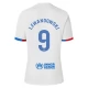 FC Barcelona Trøje 2023-24 Robert Lewandowski 9 Udebanetrøje