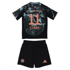 FC Bayern München Børn Coman 11 Udebanetrøje 2024-25 Fodboldsæt