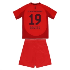 FC Bayern München Børn Davies 19 Hjemmebanetrøje 2024-25 Fodboldsæt