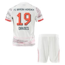FC Bayern München Børn Davies 19 Udebanetrøje 2025-26 Fodboldsæt