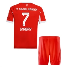 FC Bayern München Børn Gnabry 7 Hjemmebanetrøje 2025-26 Fodboldsæt