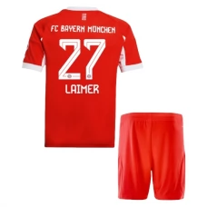FC Bayern München Børn Laimer 27 Hjemmebanetrøje 2025-26 Fodboldsæt