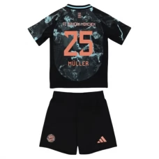 FC Bayern München Børn Müller 25 Udebanetrøje 2024-25 Fodboldsæt