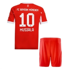 FC Bayern München Børn Musiala 10 Hjemmebanetrøje 2025-26 Fodboldsæt