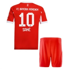 FC Bayern München Børn Sané 10 Hjemmebanetrøje 2025-26 Fodboldsæt