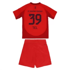 FC Bayern München Børn Tel 39 Hjemmebanetrøje 2024-25 Fodboldsæt
