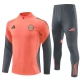 FC Bayern München Børn Træningssæt 2025-26 - 1-4 Zip Orange