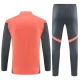 FC Bayern München Børn Træningssæt 2025-26 - 1-4 Zip Orange