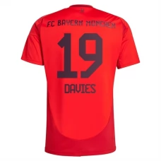 FC Bayern München Davies 19 Hjemmebanetrøje 2024-25 Fodboldsæt