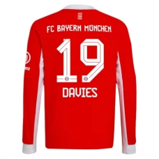 FC Bayern München Davies 19 Hjemmebanetrøje 2025-26 Langærmet Fodboldsæt