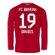 FC Bayern München Davies 19 Hjemmebanetrøje 2026-27 Langærmet
