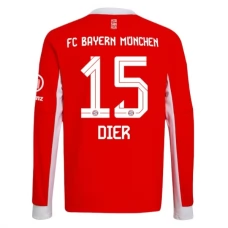 FC Bayern München Dier 15 Hjemmebanetrøje 2025-26 Langærmet Fodboldsæt
