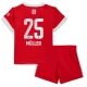 FC Bayern München Fodboldsæt Børn 2022-23 Thomas Müller 25 Hjemmebanetrøje