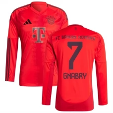 FC Bayern München Gnabry 7 Hjemmebanetrøje 2024-25 Langærmet Fodboldsæt