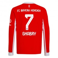 FC Bayern München Gnabry 7 Hjemmebanetrøje 2025-26 Langærmet Fodboldsæt