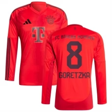 FC Bayern München Goretzka 8 Hjemmebanetrøje 2024-25 Langærmet Fodboldsæt
