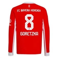 FC Bayern München Goretzka 8 Hjemmebanetrøje 2025-26 Langærmet Fodboldsæt