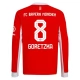 FC Bayern München Goretzka 8 Hjemmebanetrøje 2025-26 Langærmet Fodboldsæt