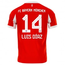 FC Bayern München Luis Díaz 14 Hjemmebanetrøje 2025-26 Fodboldsæt