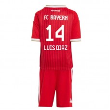 FC Bayern München Luis Díaz 14 Hjemmebanetrøje 2026-27 Børn